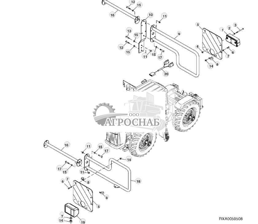 Turn Signal and Clearance Lights (For European Version) (LH Illustrated) 